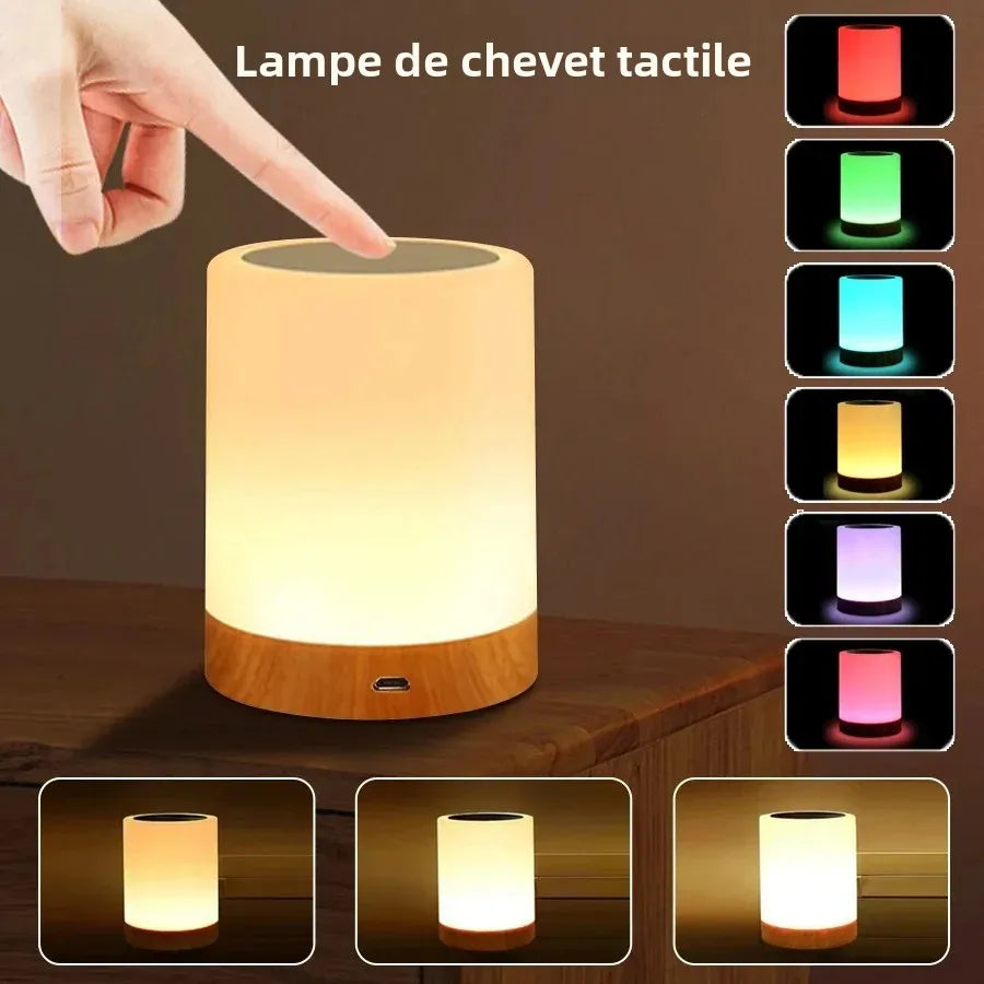 Lampe d'ambiance LED 16 couleurs rechargeable par USB – vue 3