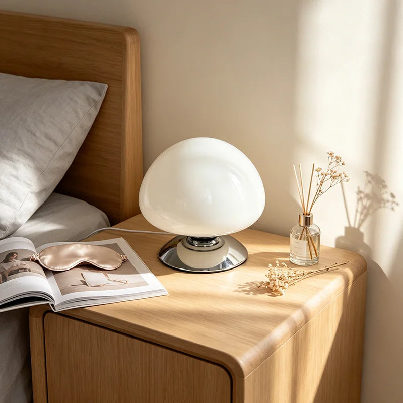Lampe d'Ambiance en Verre Coloré – Lampe de Chevet Déco Dopamine