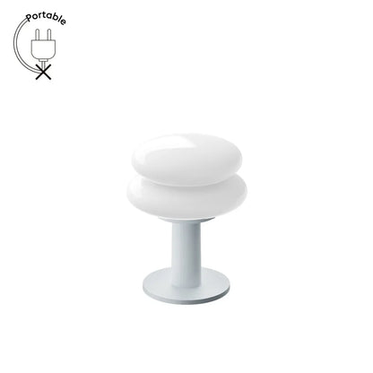 Lampe Hamburger Style Bauhaus – Lampe de Chevet Crème à Intensité Réglable