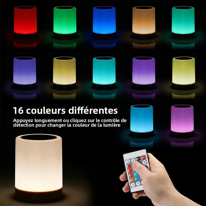 Lampe d'ambiance LED 16 couleurs rechargeable par USB – vue 4