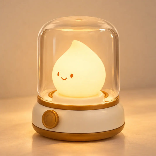 Veilleuse Mignonne Rechargeable – Mini Lampe Kawaii jusqu'à 120 h d'Autonomie