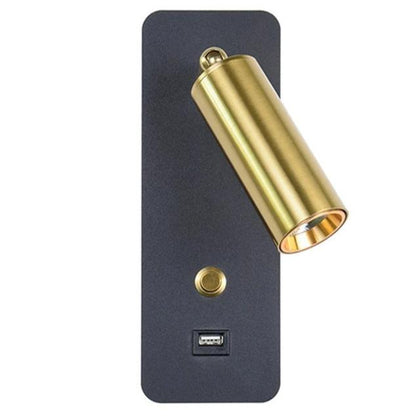 Applique Murale Liseuse avec Port USB et Ampoule Incluse
