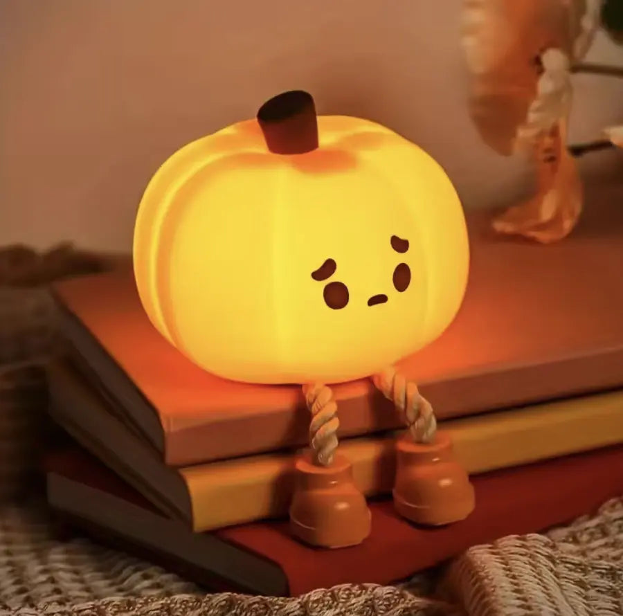 Veilleuse Citrouille en Silicone pour Bébé et Enfant
