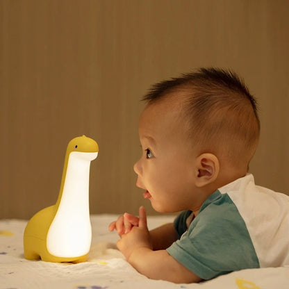 Veilleuse Dinosaure pour Bébé – Lumière Douce et Apaisante