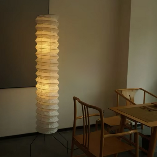 Lampadaire Japonais en Papier de Riz – Grande Taille