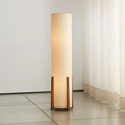 Lampadaire en Tissu – Lumière Douce et Design Naturel