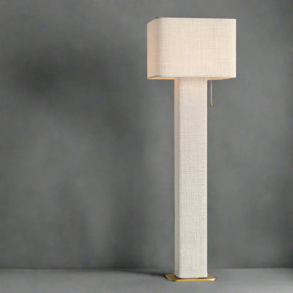 Lampadaire en tissu – Design contemporain et lumière douce