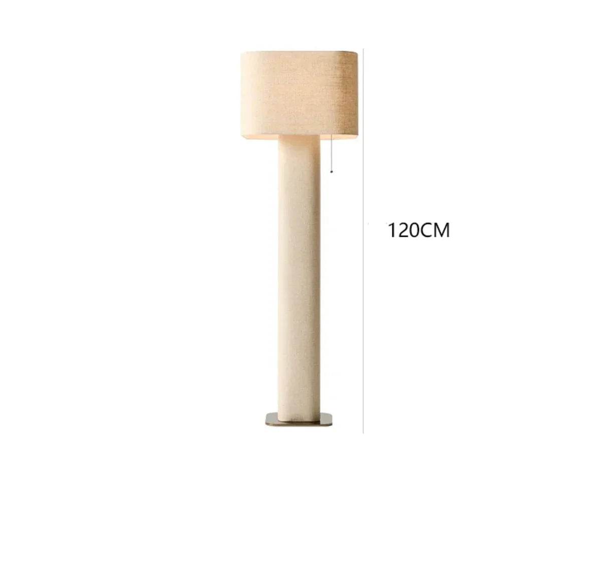 Lampadaire en tissu – Design contemporain et lumière douce