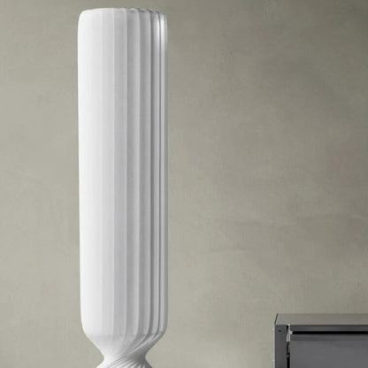 Lampadaire Design Tissu Plissé – Éclairage Sculptural