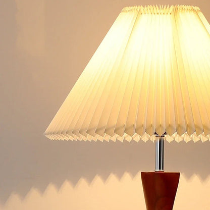 Lampadaire Vintage en Bois Massif – Style Années 70