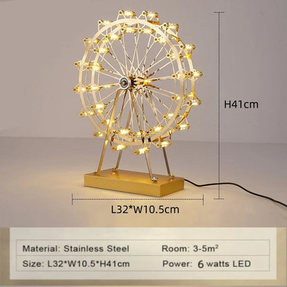 Lampe à Poser Décorative avec Éclairage Multimode