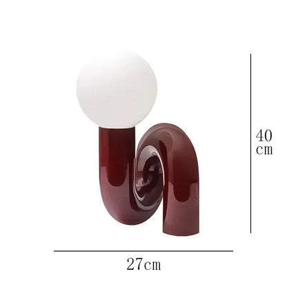 Lampe à Poser Design Italien en Résine et Verre