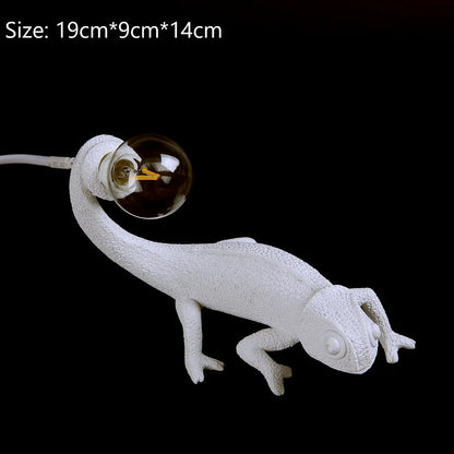 Lampe Lézard en Résine – Déco Originale et Lumineuse