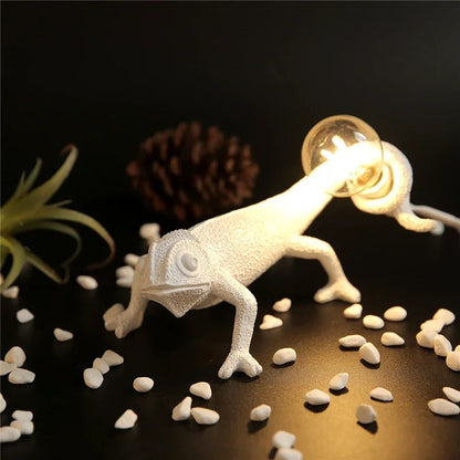 Lampe Lézard en Résine – Déco Originale et Lumineuse