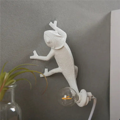 Lampe Lézard en Résine – Déco Originale et Lumineuse