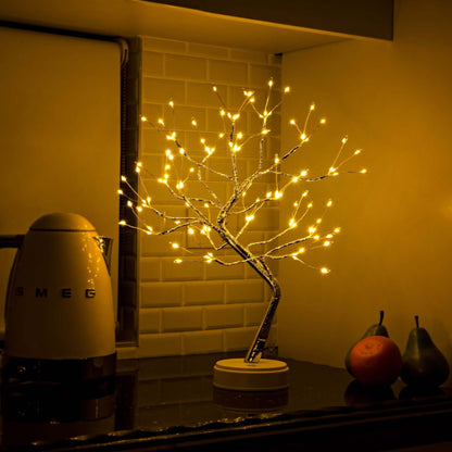 Lampe Arbre de Vie – Lumière Décorative en PC et Cuivre