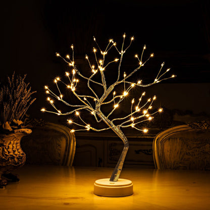 Lampe Arbre de Vie – Lumière Décorative en PC et Cuivre