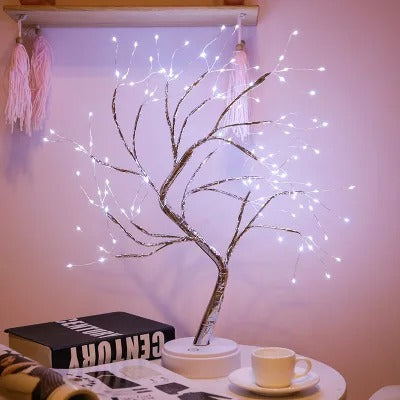 Lampe Arbre de Vie – Lumière Décorative en PC et Cuivre