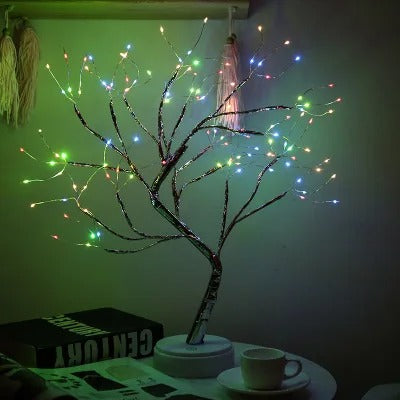 Lampe Arbre de Vie – Lumière Décorative en PC et Cuivre