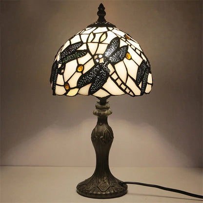 Lampe Tiffany Art Nouveau Libellule – Vitrail Artisanal