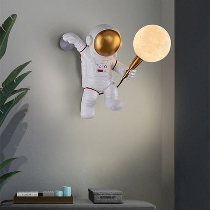 Lampe Astronaute – Veilleuse Décorative Lune et Espace