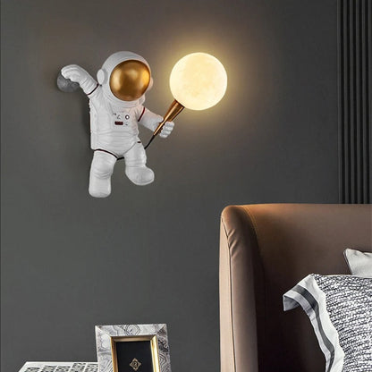Lampe Astronaute – Veilleuse Décorative Lune et Espace