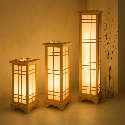 Lampe en Bambou Naturel – Lumière Douce et Design Zen
