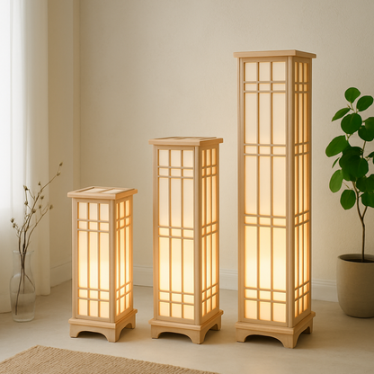 Lampe en Bambou Naturel – Lumière Douce et Design Zen