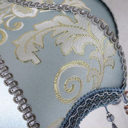 Lampe de Chevet Baroque en Résine et Tissu
