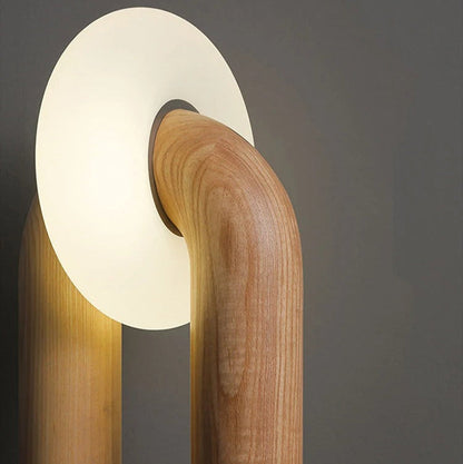 Lampe en Bois Design – Bois, Métal et Acrylique