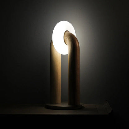 Lampe en Bois Design – Bois, Métal et Acrylique