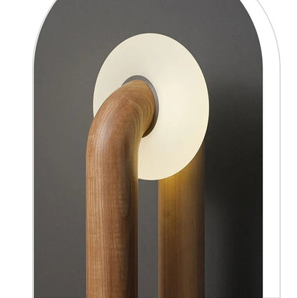 Lampe en Bois Design – Bois, Métal et Acrylique