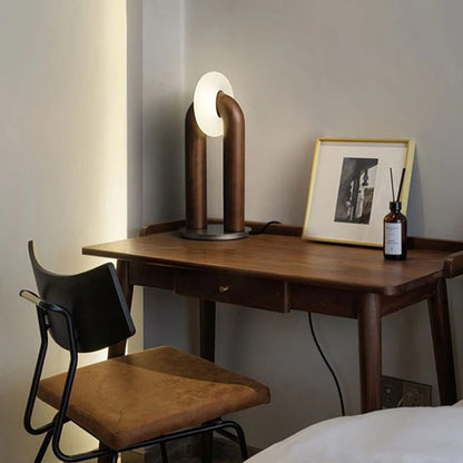 Lampe en Bois Design – Bois, Métal et Acrylique
