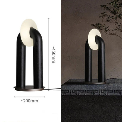 Lampe en Bois Design – Bois, Métal et Acrylique