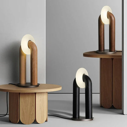 Lampe en Bois Design – Bois, Métal et Acrylique