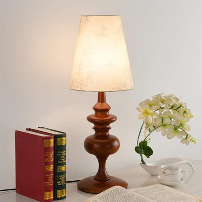 Lampe de chevet en bois vintage – Style intemporel
