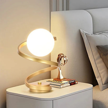 Lampe Boule Design en Métal – Noir ou Doré