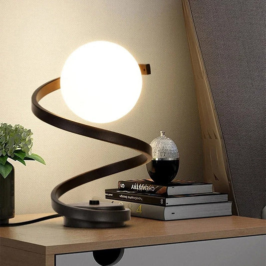 Lampe Boule Design en Métal – Noir ou Doré