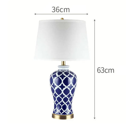 Lampe de chevet céramique dorée – Style raffiné