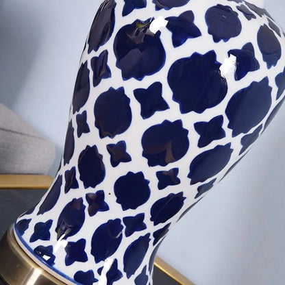 Lampe de chevet céramique dorée – Style raffiné