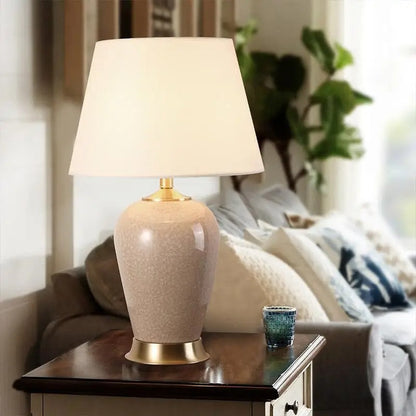 Lampe Céramique Orientale – Crème ou Bleue