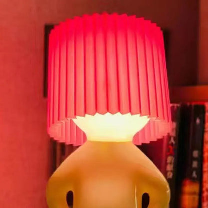Lampe de chevet enfant personnage avec abat-jour coloré