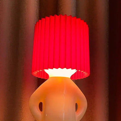 Lampe de chevet enfant personnage avec abat-jour coloré