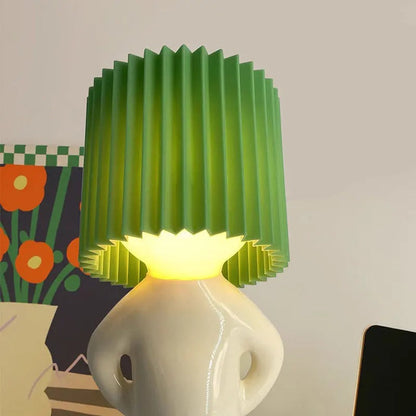 Lampe de chevet enfant personnage avec abat-jour coloré