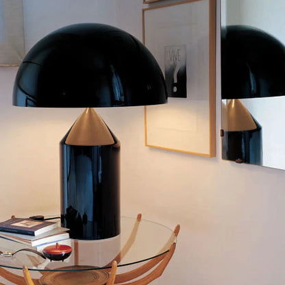 Lampe Champignon Design – Noir, Blanc ou Doré