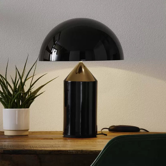 Lampe Champignon Design – Noir, Blanc ou Doré