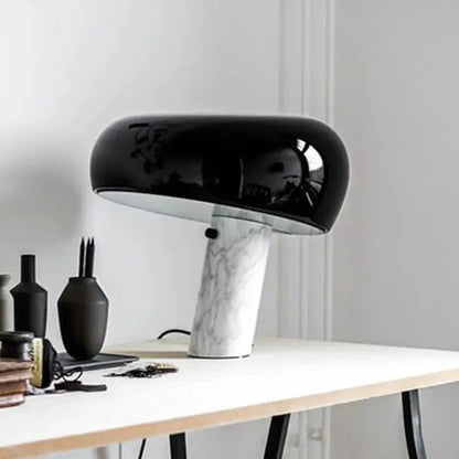 Lampe Champignon en Marbre – Design Élégant