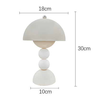 Lampe de chevet champignon au style nordique