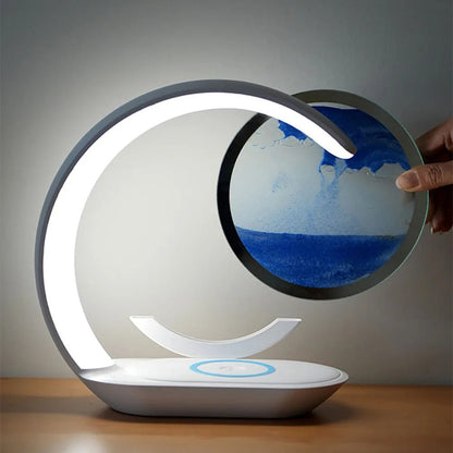 Lampe de chevet avec chargeur à induction intégré