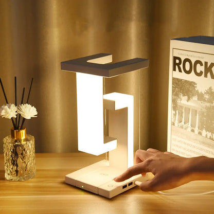 Lampe de chevet avec chargeur à induction intégré